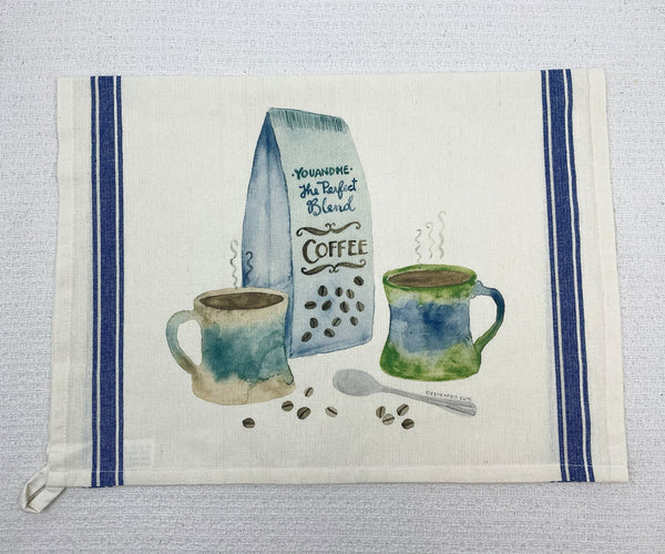 Coffee Time Tea Towel