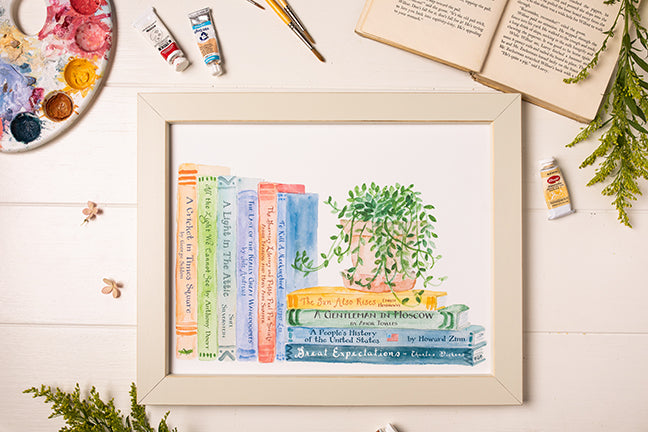 Your Beloved Bookshelf custom gift for reader