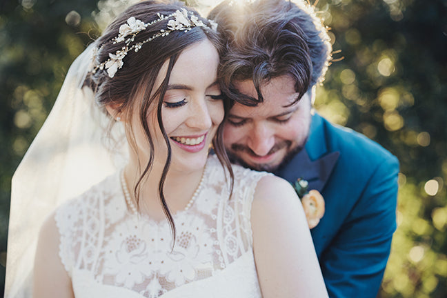 California wedding couple photo by Anne Claire Brun