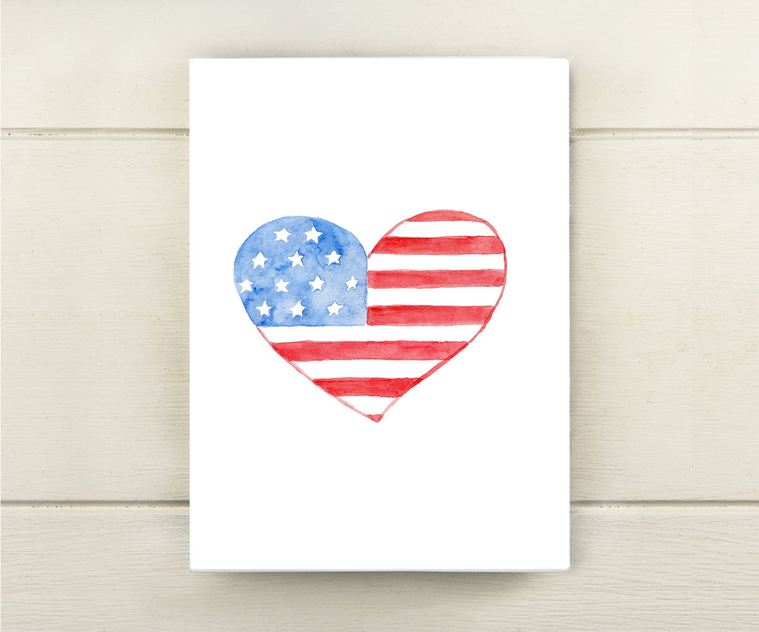 American Heart Valentine Card