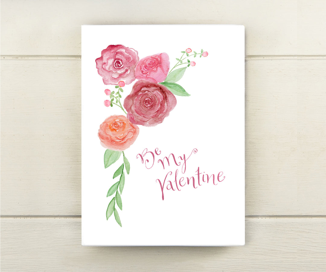 Beautiful Flowers Valentine Card