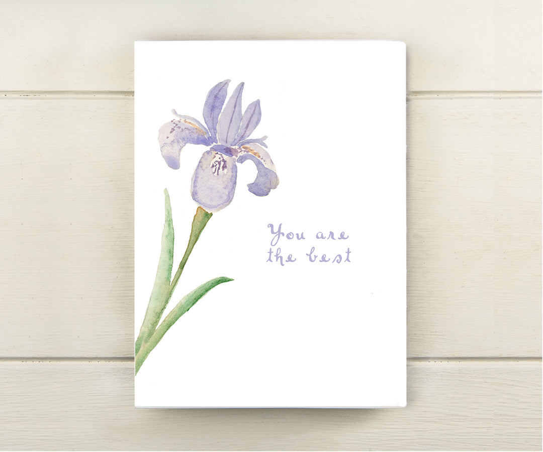 Best Iris Mother's Day Card