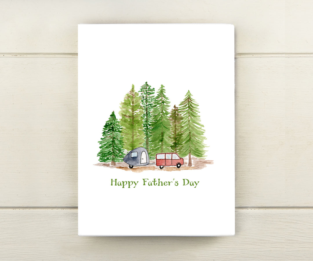 Camping Dad Father's Day Card