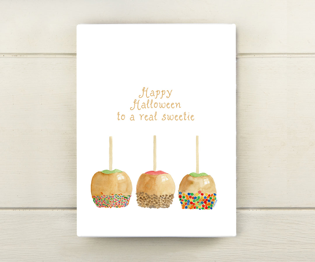 Caramel Apples Halloween Card