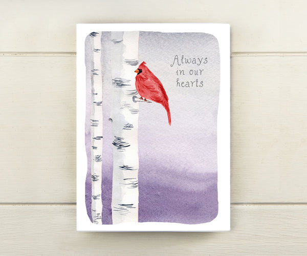 Cardinal Sympathy Card