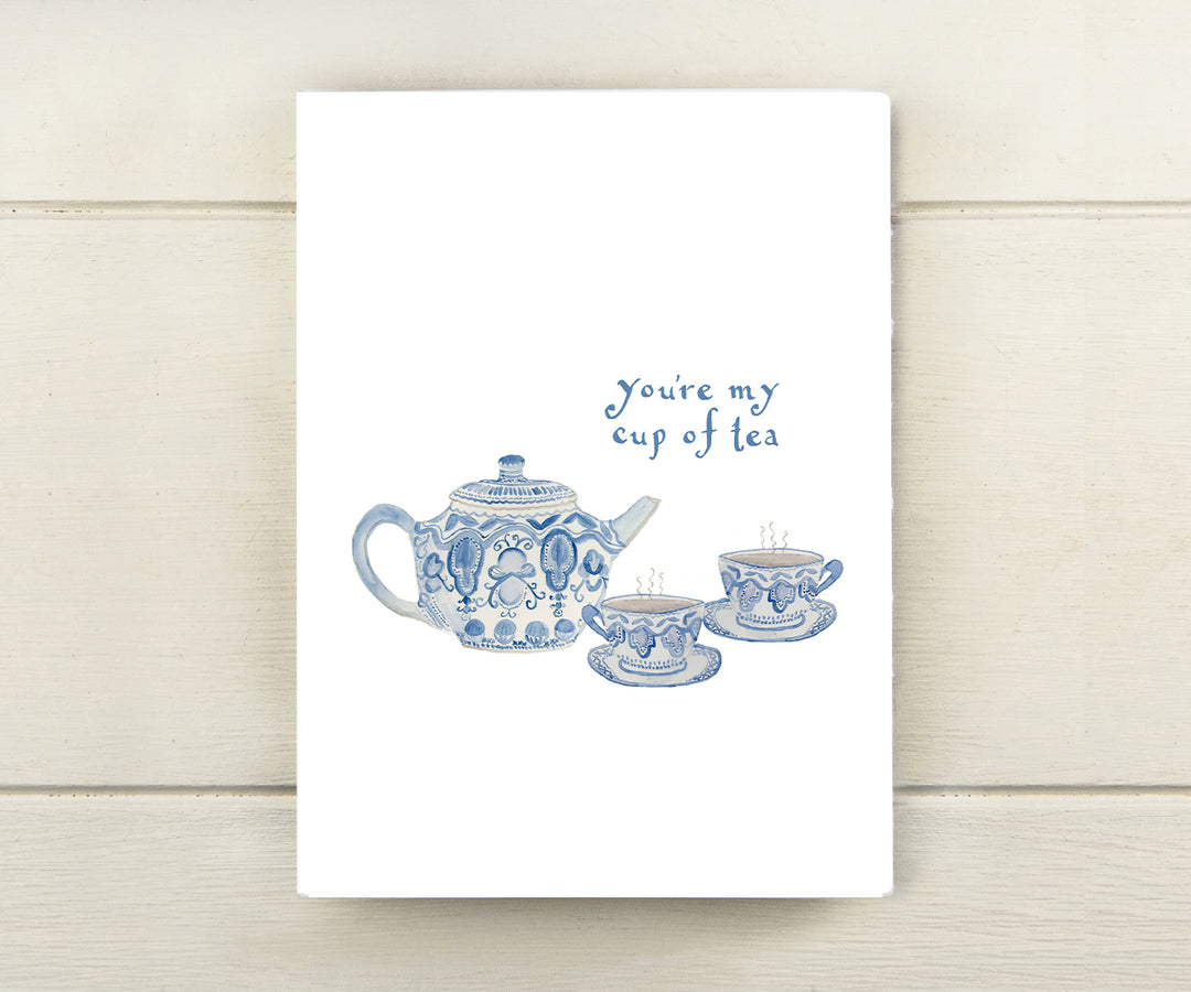 cup of tea valentine card