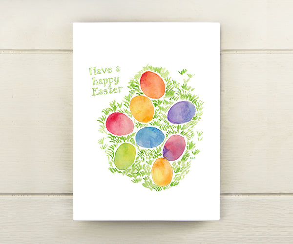 Egg Hunt Easter Card