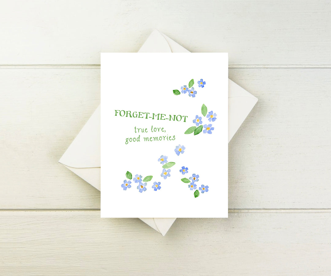 Forget-me-not Note Cards