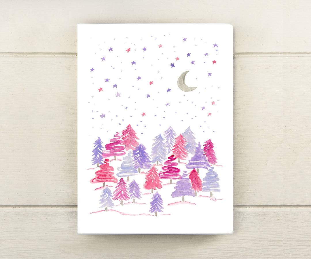 Fanciful Forest Holiday Card