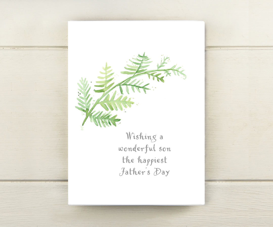 For a Son Father's Day Card