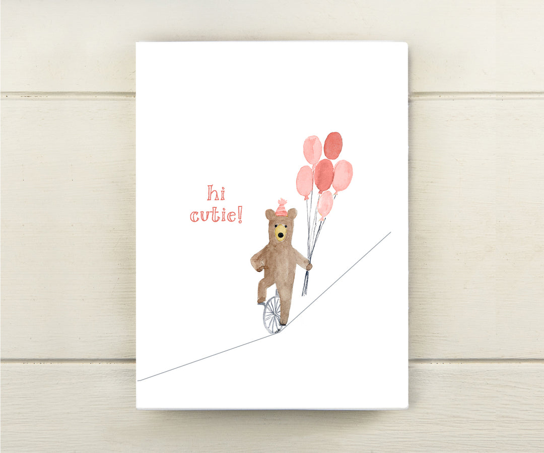 Fun Bear Valentine Card