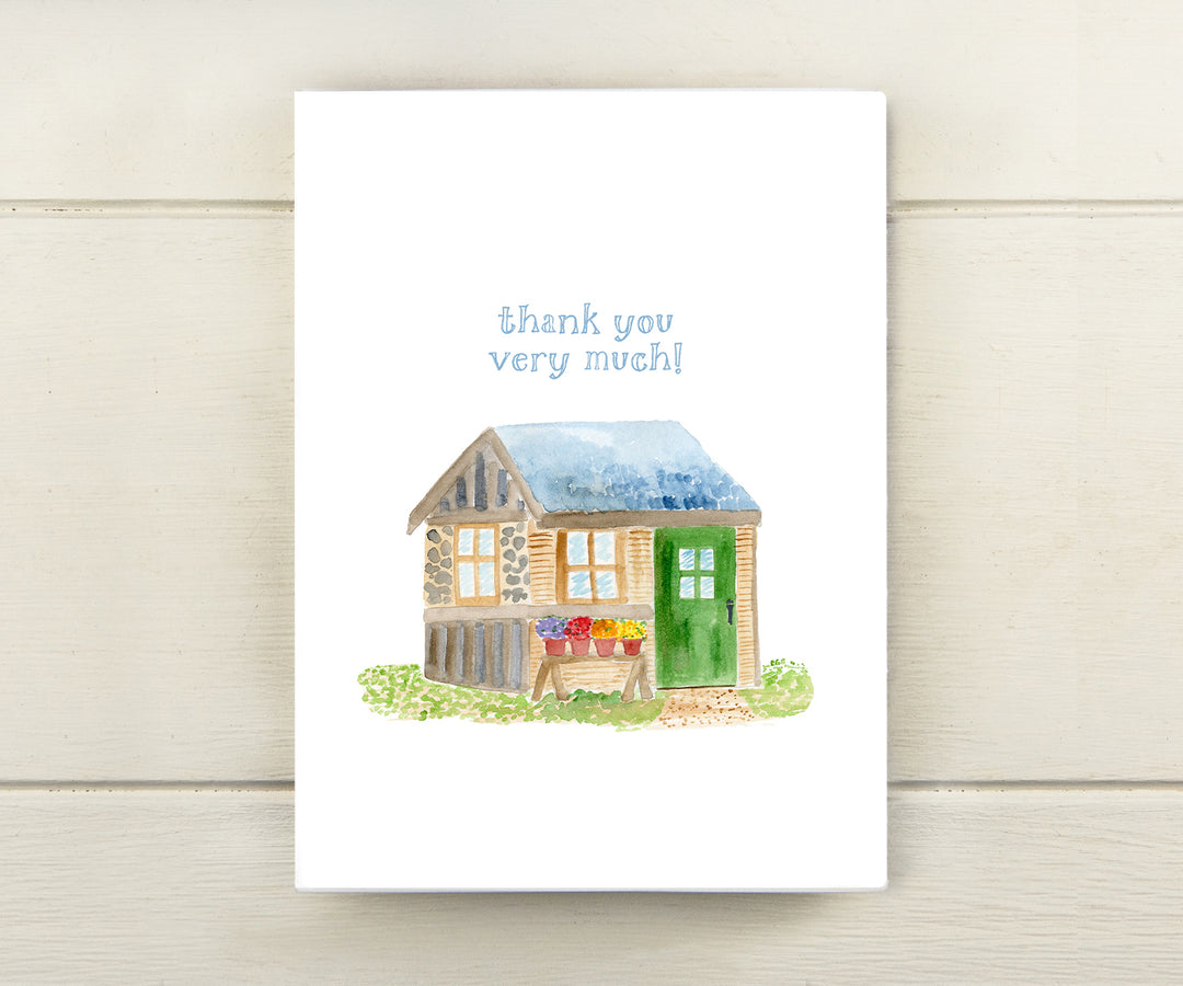 Garden Shed Thank You Card