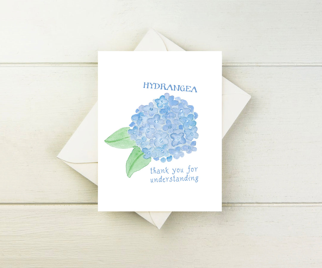 Hydrangea Note Cards