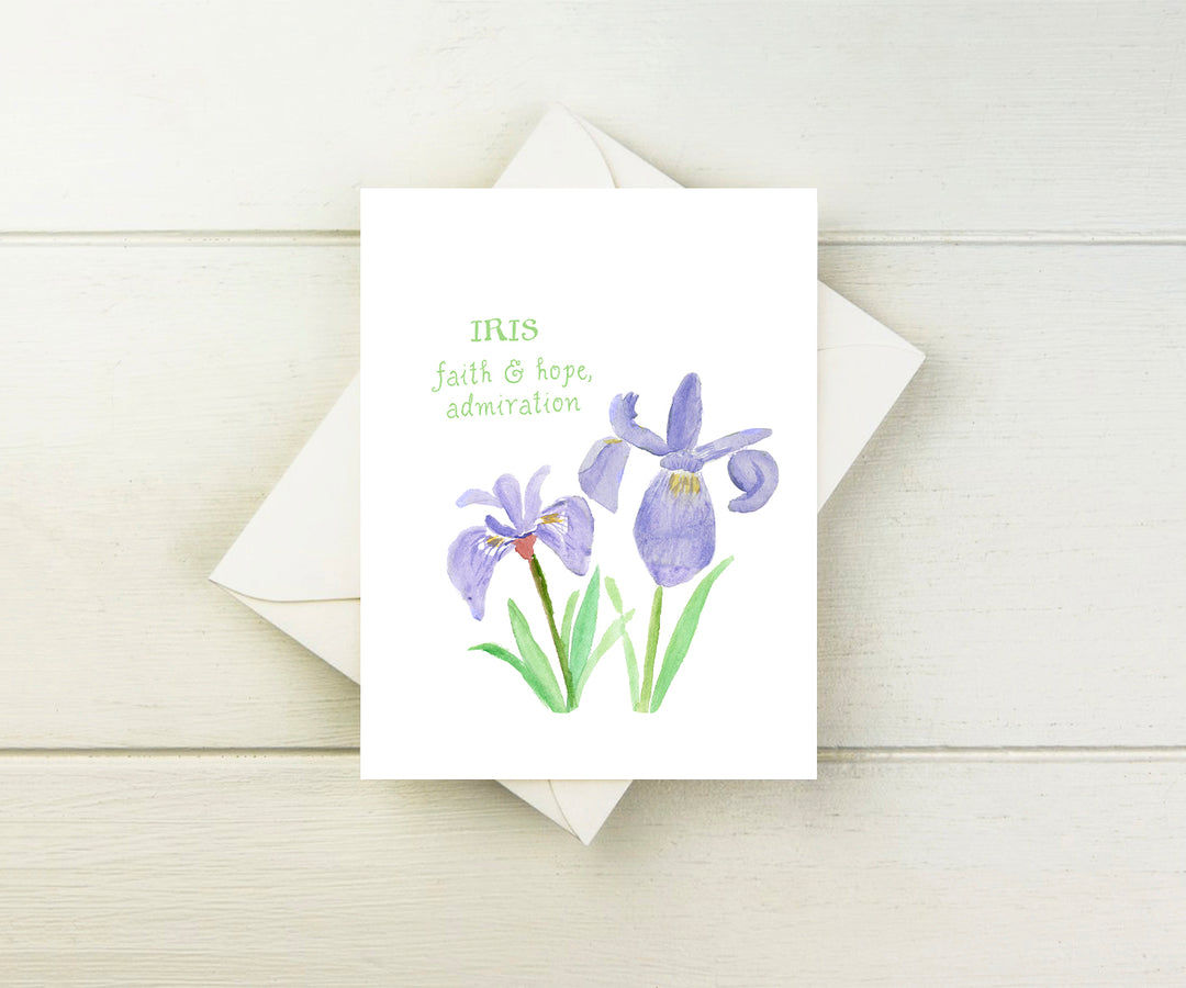 Iris Note Cards