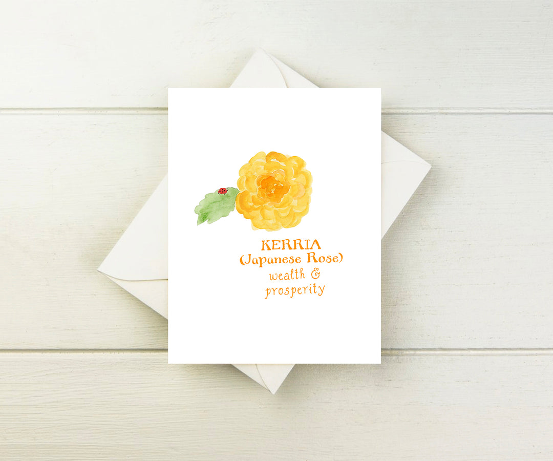 Kerria Note Cards