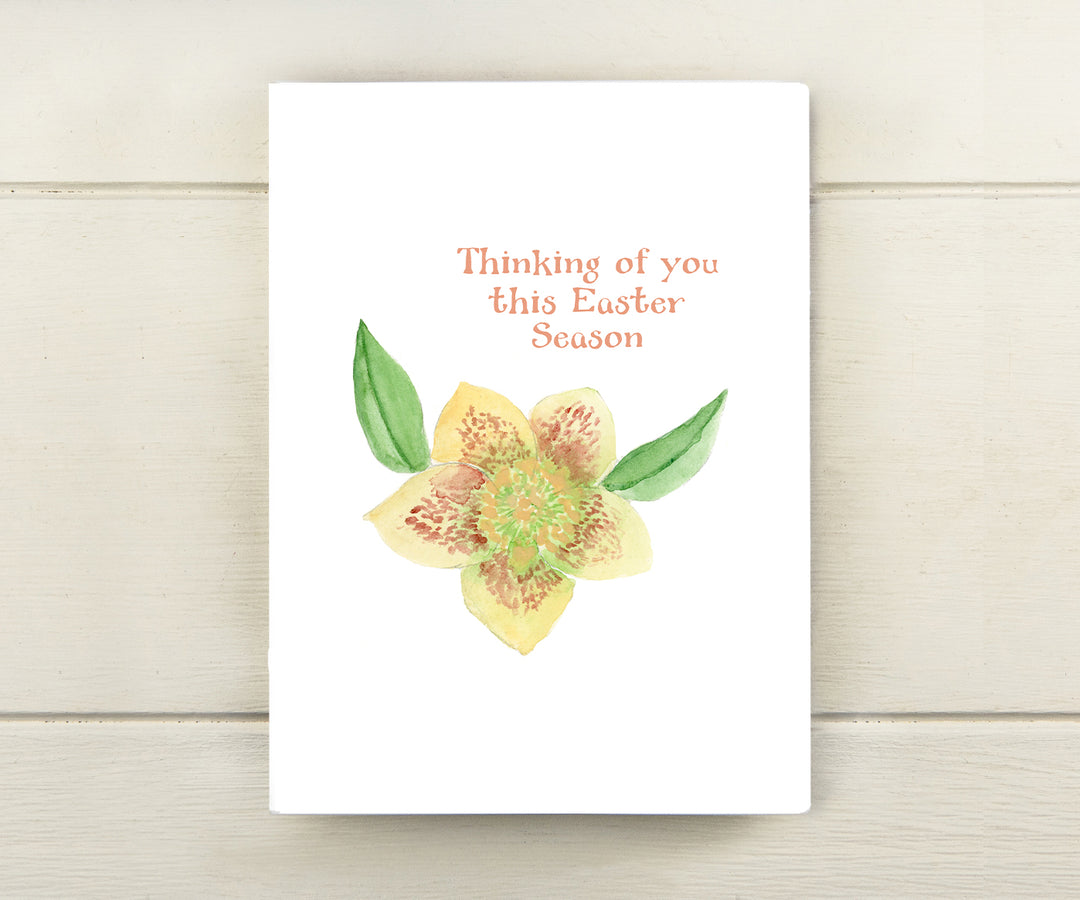 Lenten Rose Easter Card