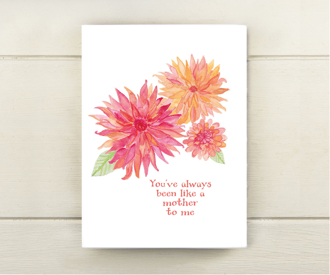 Like a Mother Dahlias Mother's Day Card