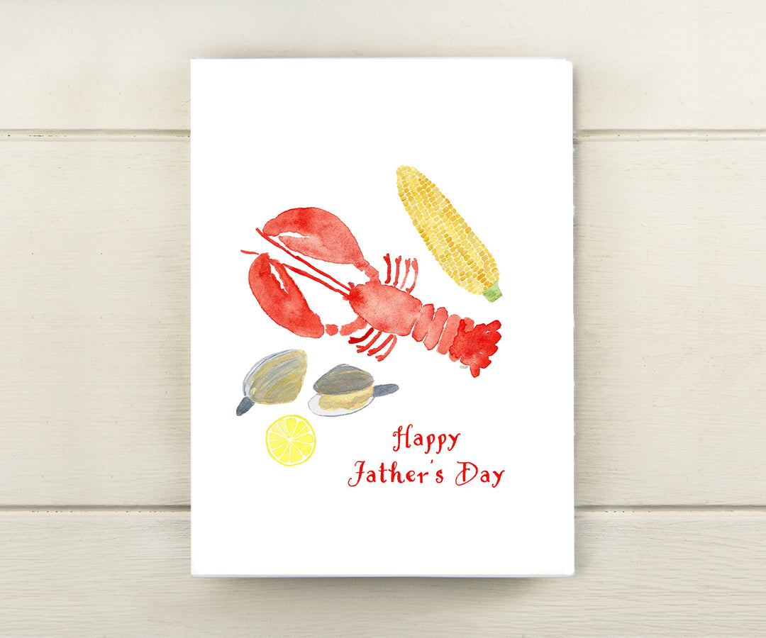 Lobster Bake Father's Day Card