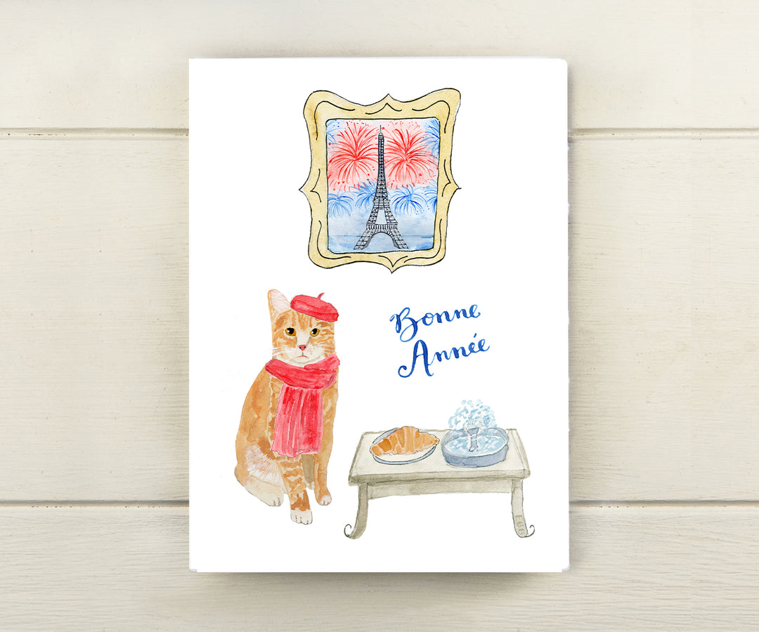 Marty's Parisian Dream New Year's Card