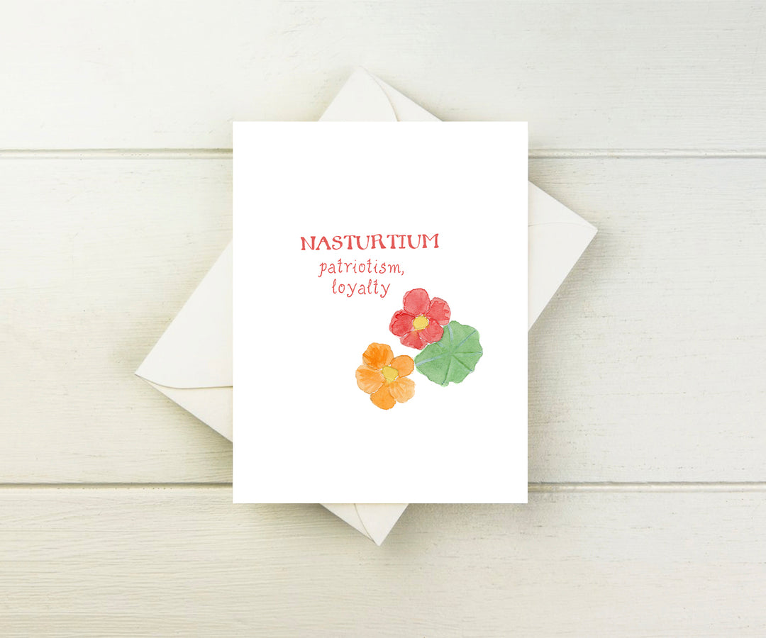 Nasturtium Note Cards