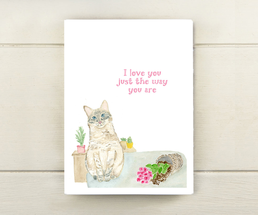 Kitty Valentine card