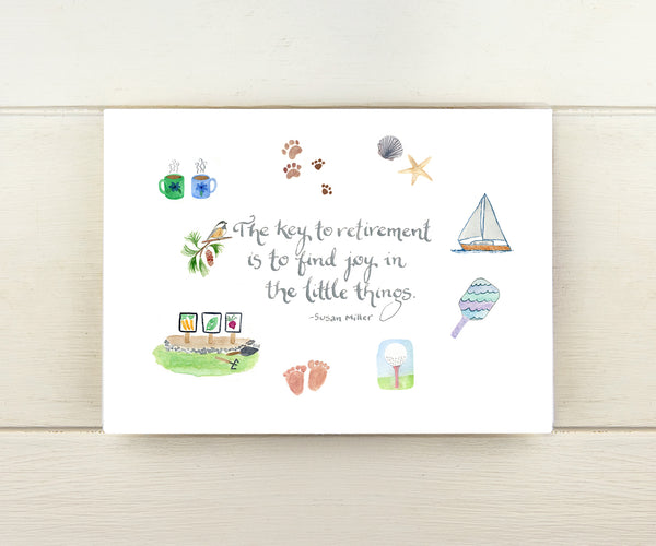 Little Things Retirement Card