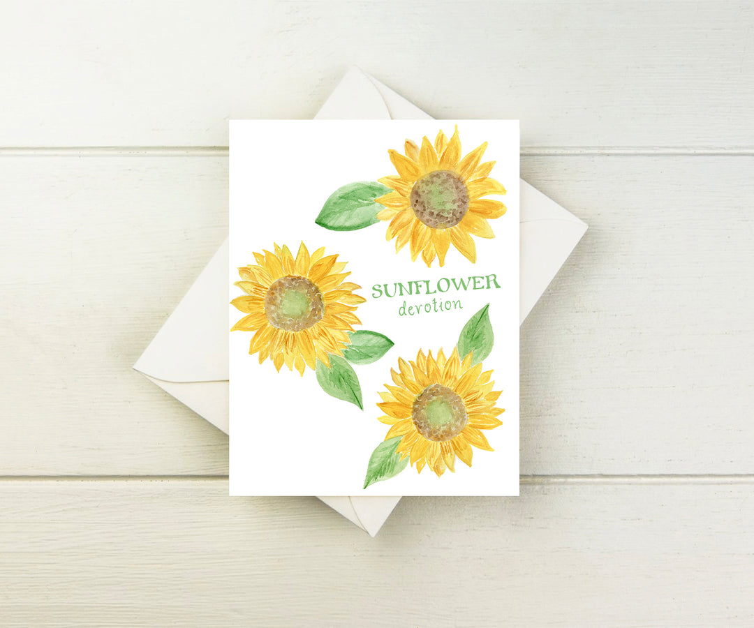 Sunflower Note Cards