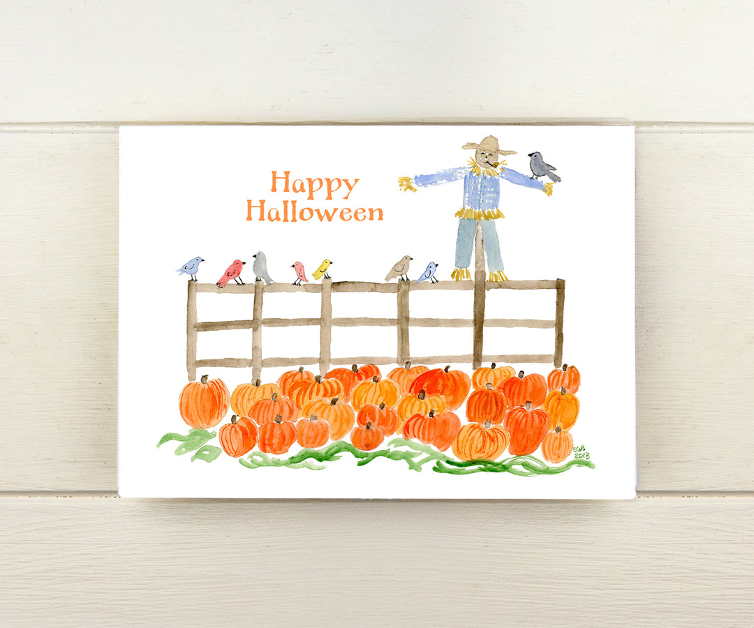 Scarecrow Halloween Card