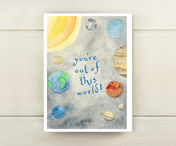 Solar System Card