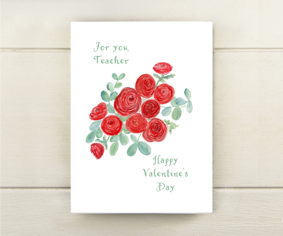 Teacher Valentine Card