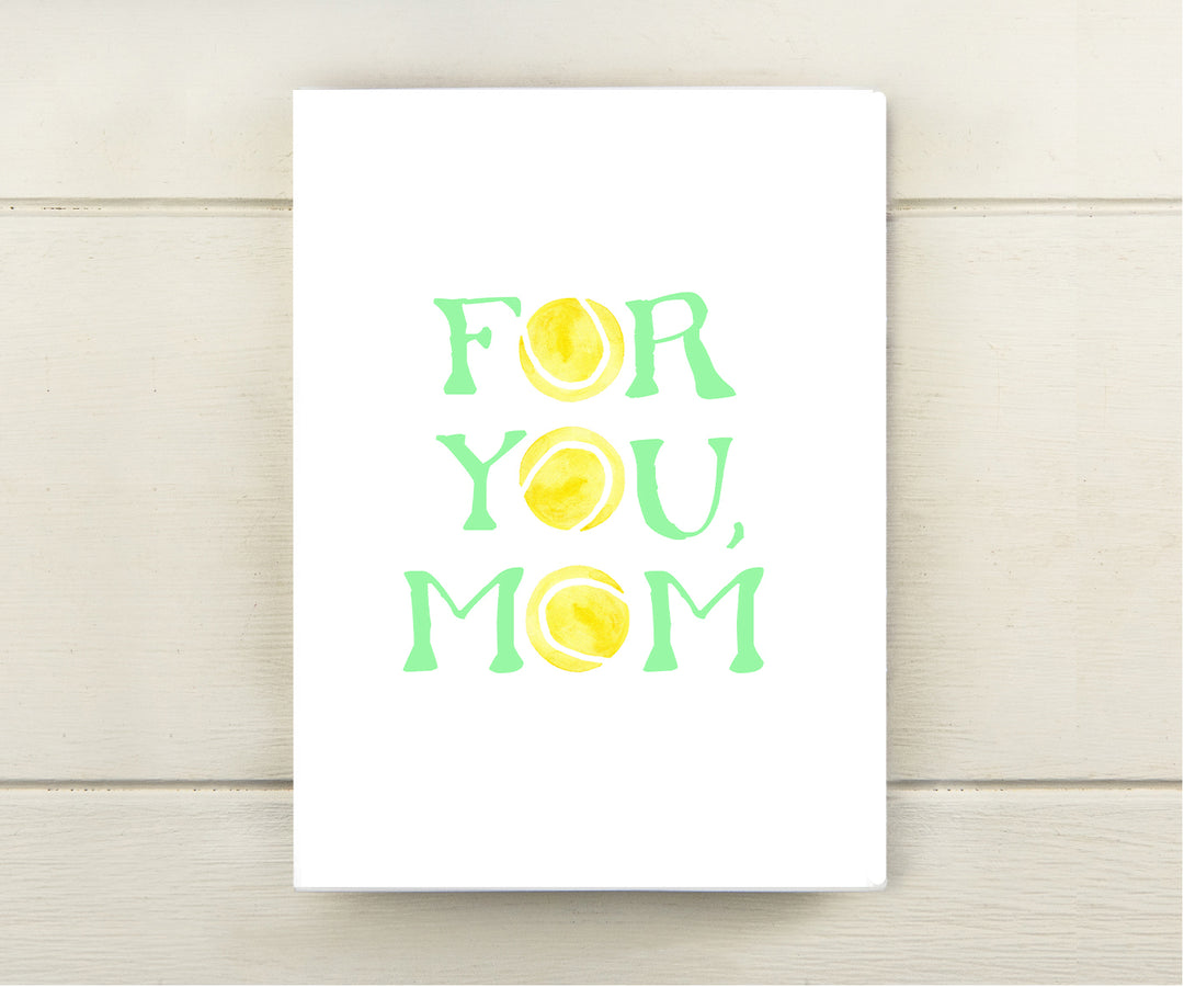 Tennis Mom Mother's Day Card