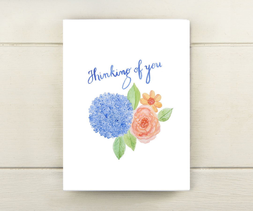 Thinking of you Hydrangea Card