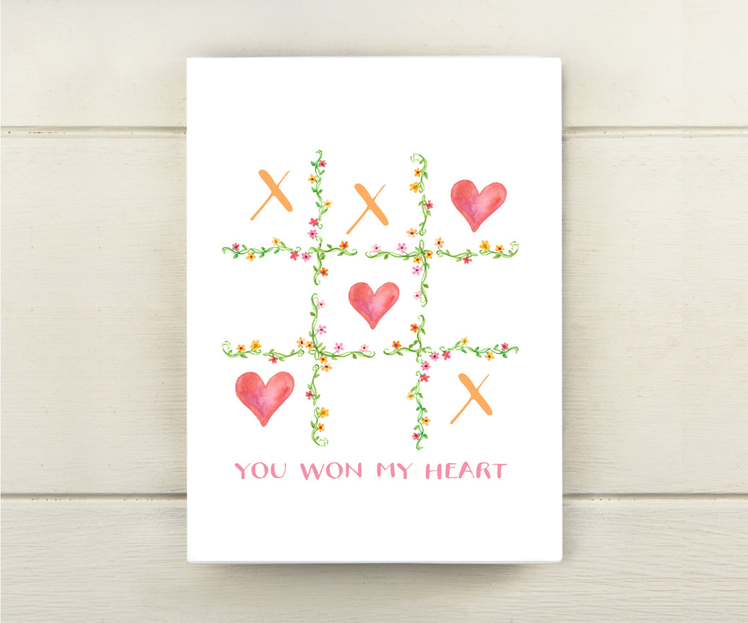 Tic Tac Toe Valentine Card