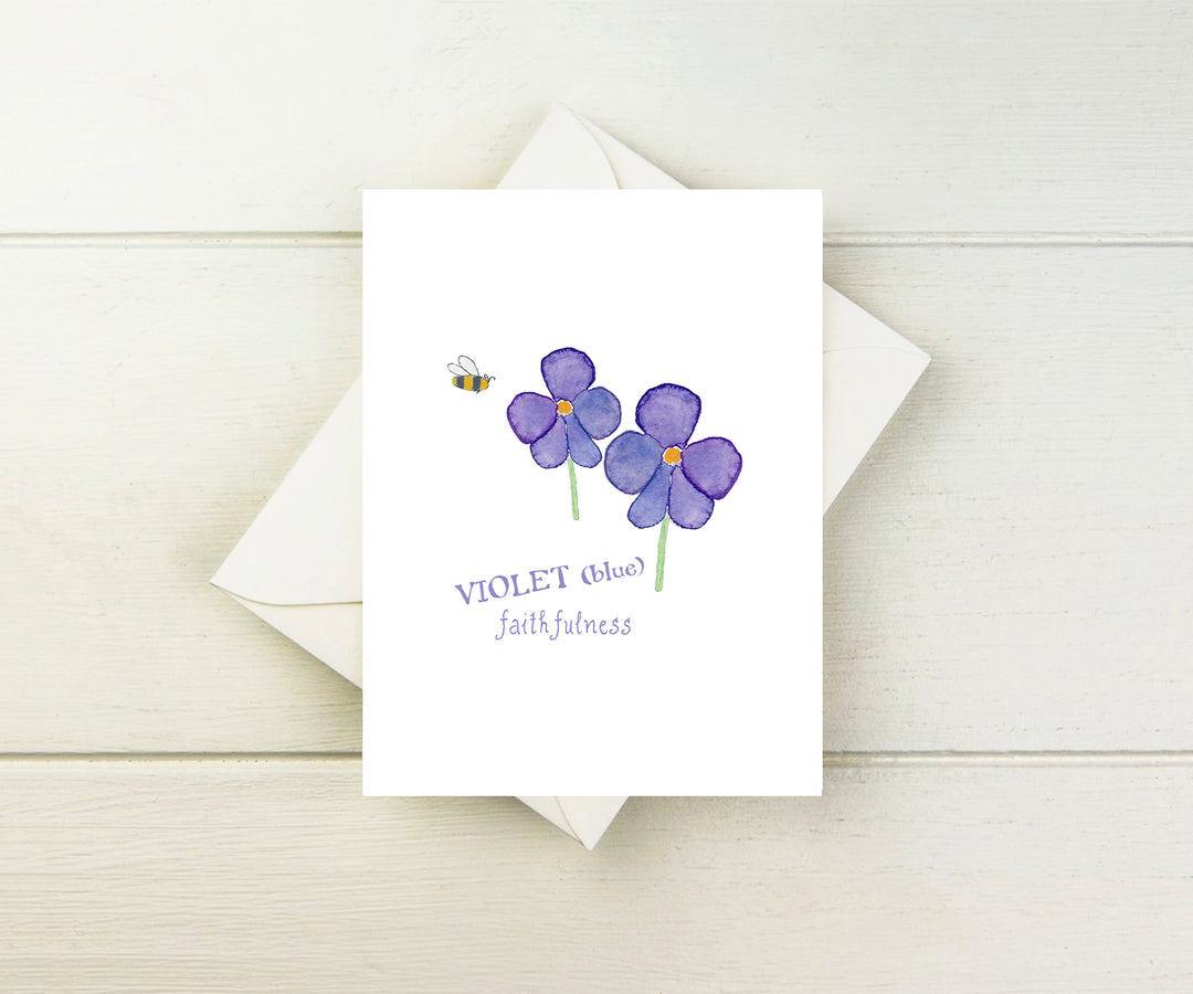 Violet Note Cards