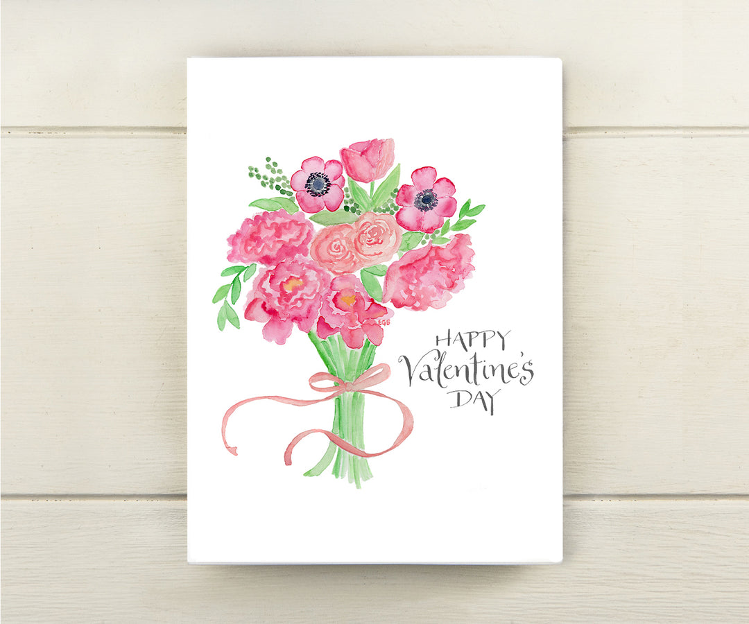 Valentine Bouquet Card