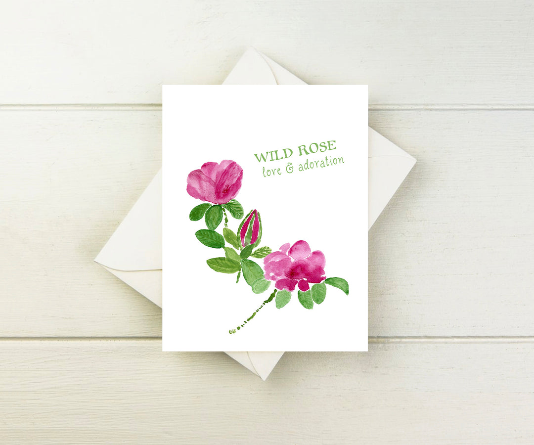 Wild Rose Note Cards