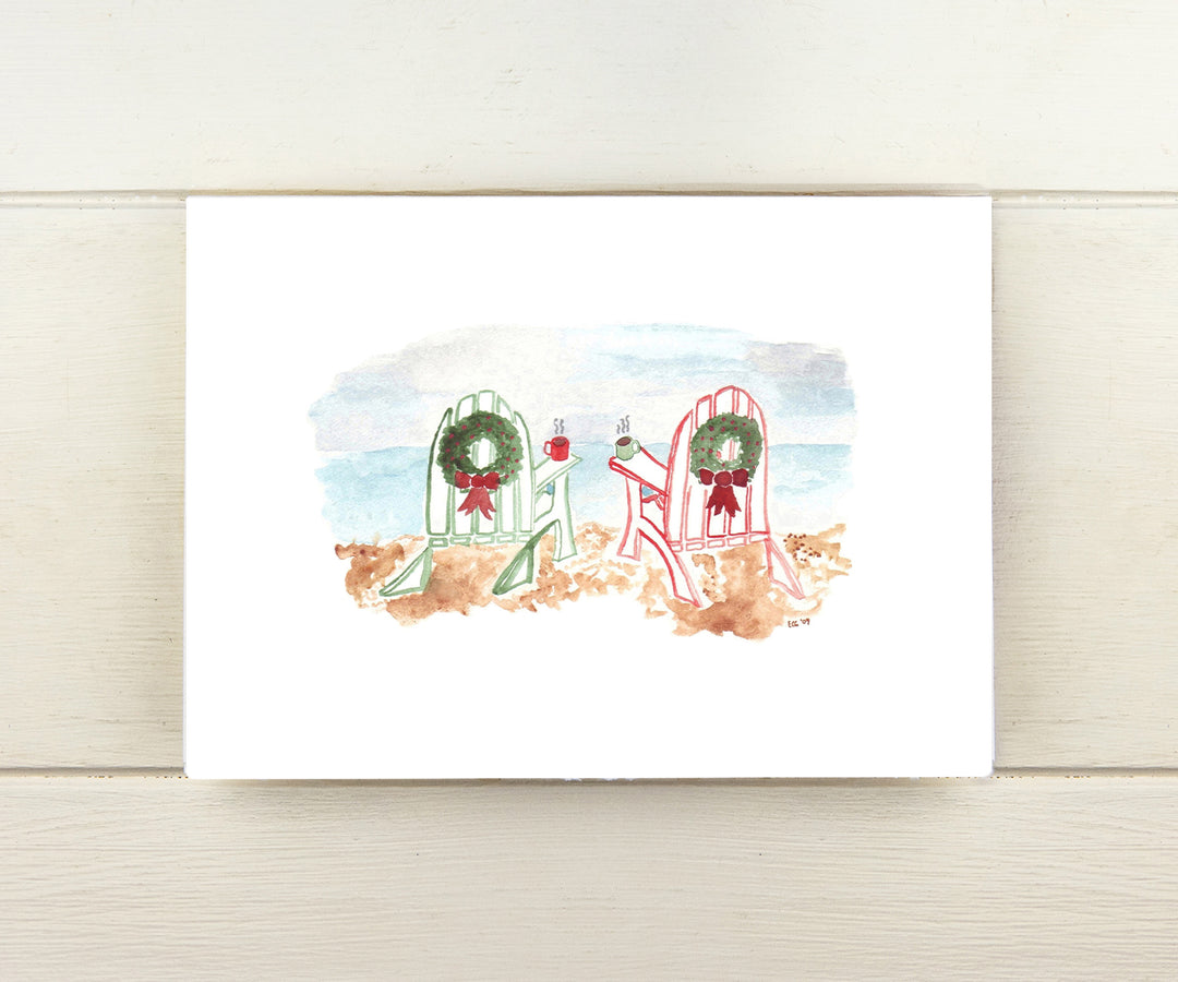 Adirondack Chairs Holiday Card