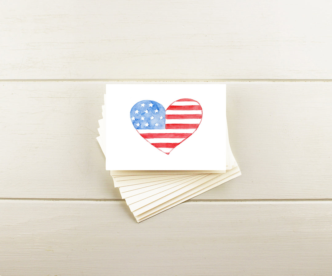 American Heart Note Cards