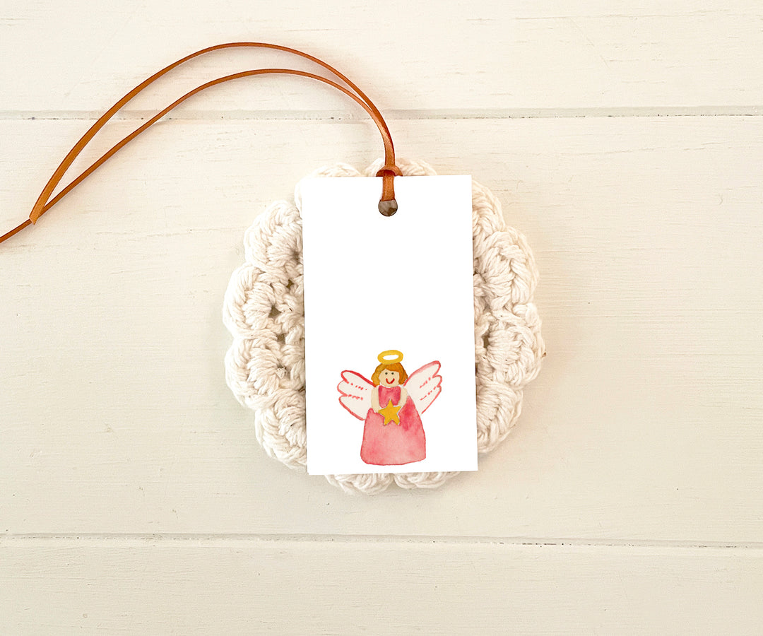 Angel Holiday Gift Tags