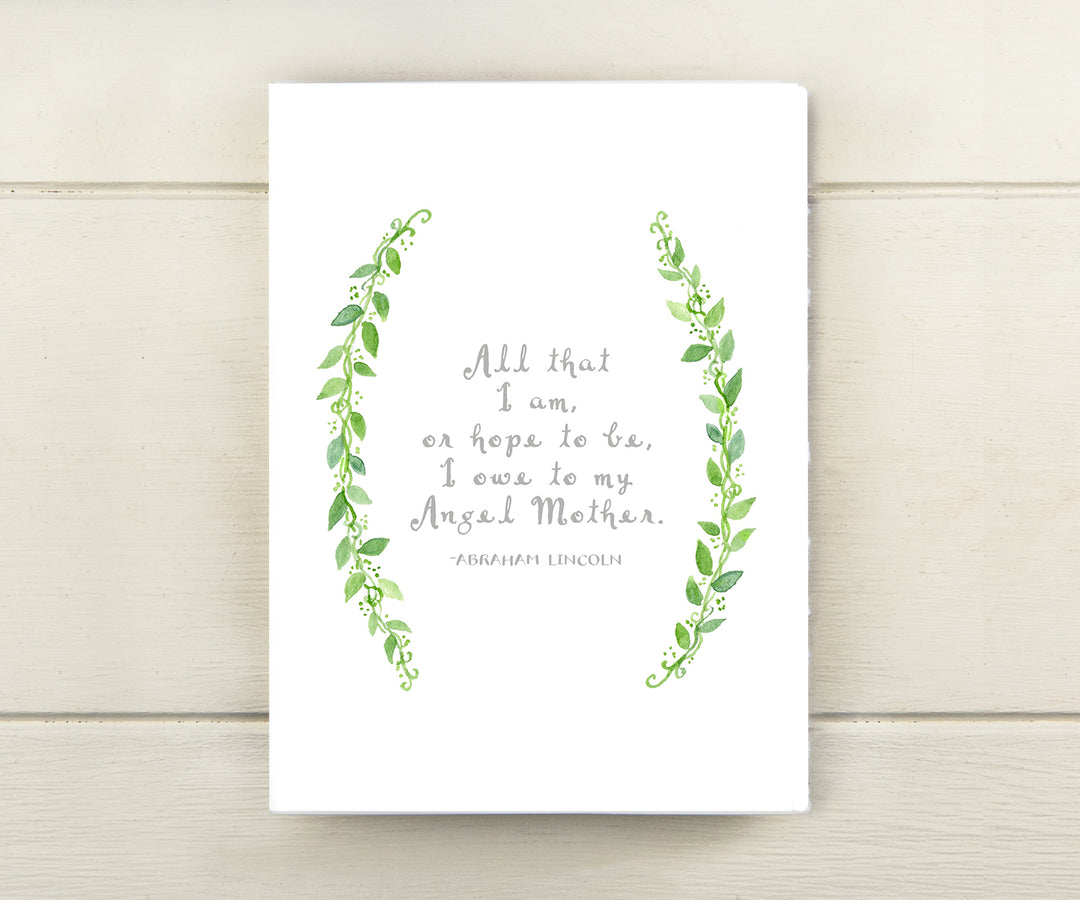 Angel Mother Quote Card