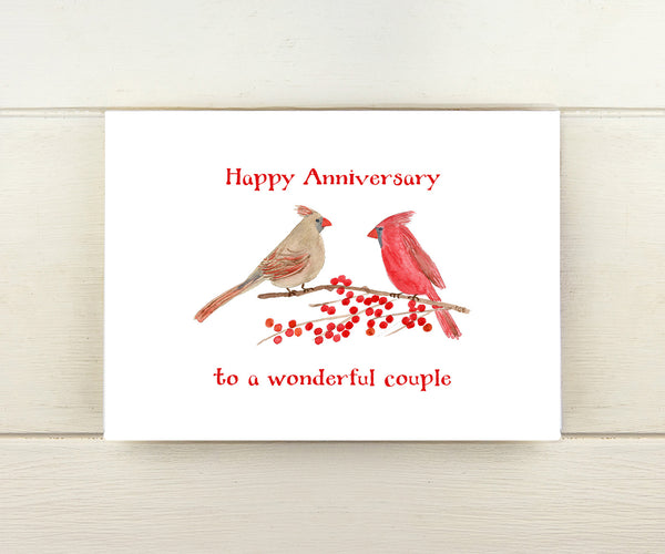 Cardinals anniversary card