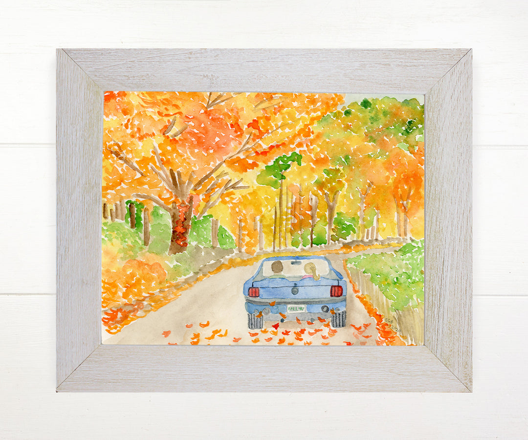 Autumn Drive Print