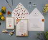 autumn leaves shower invitation