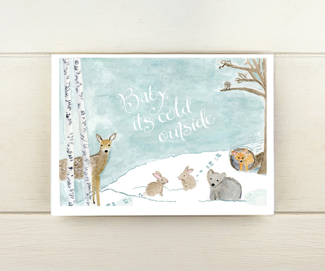 Baby Animals Holiday Card