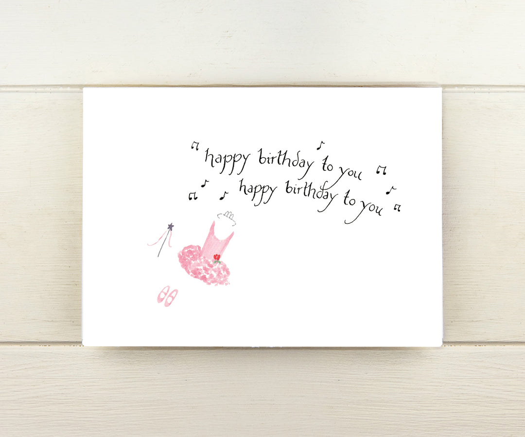 Ballet Birthday Card