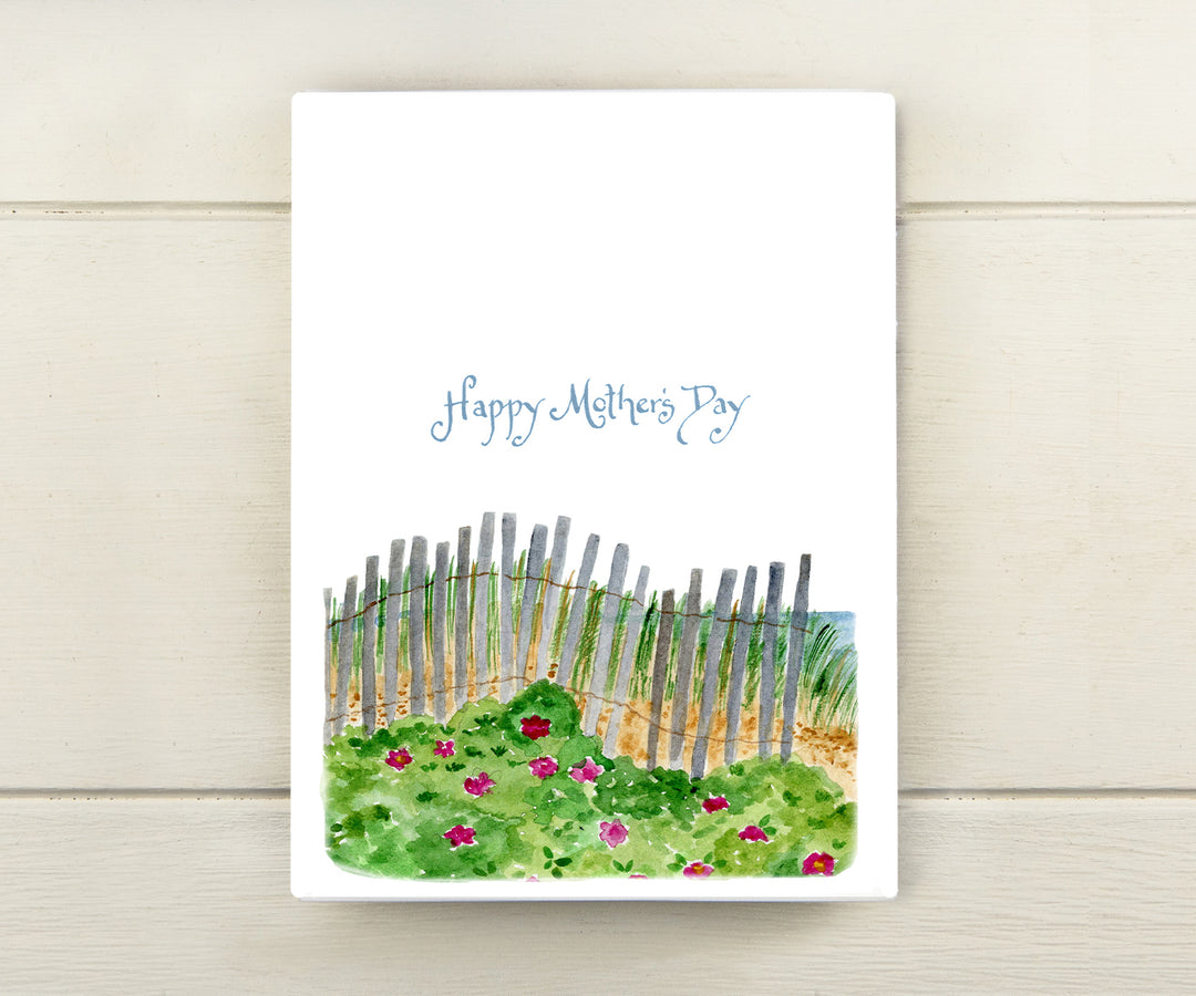 Beach Fence Mother's Day Card