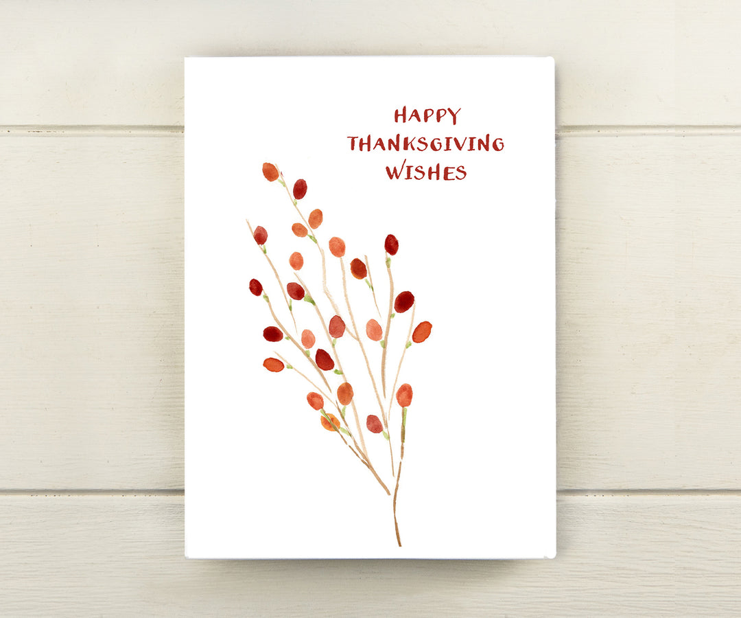 Berries Thanksgiving Card