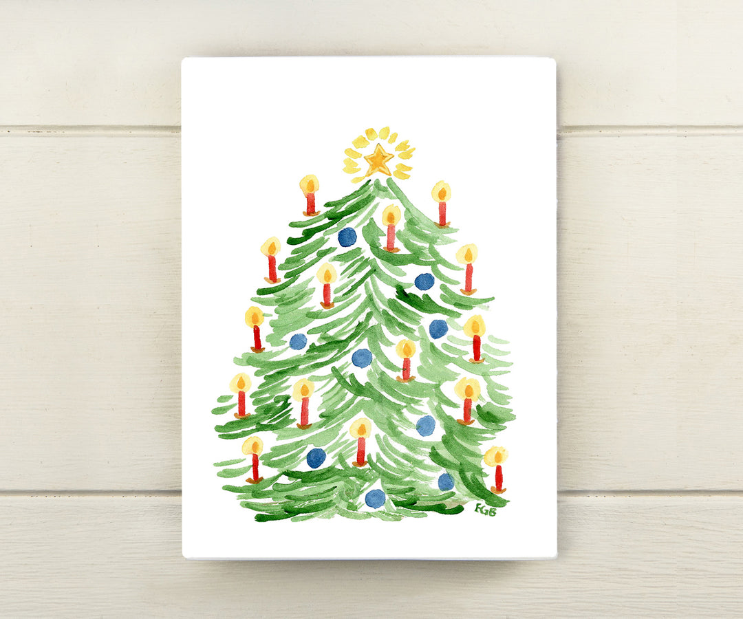 Big Christmas Tree Holiday Card