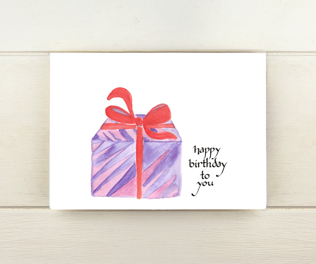 Big Gift Birthday Card