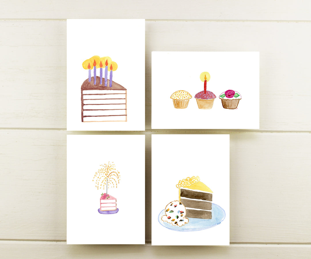 Birthday Treats Note Cards